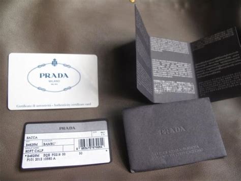 prada authenticity card blank|prada real or fake.